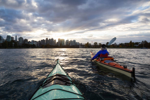 istock Kayaking in Vancouver during Sunrise 973388776