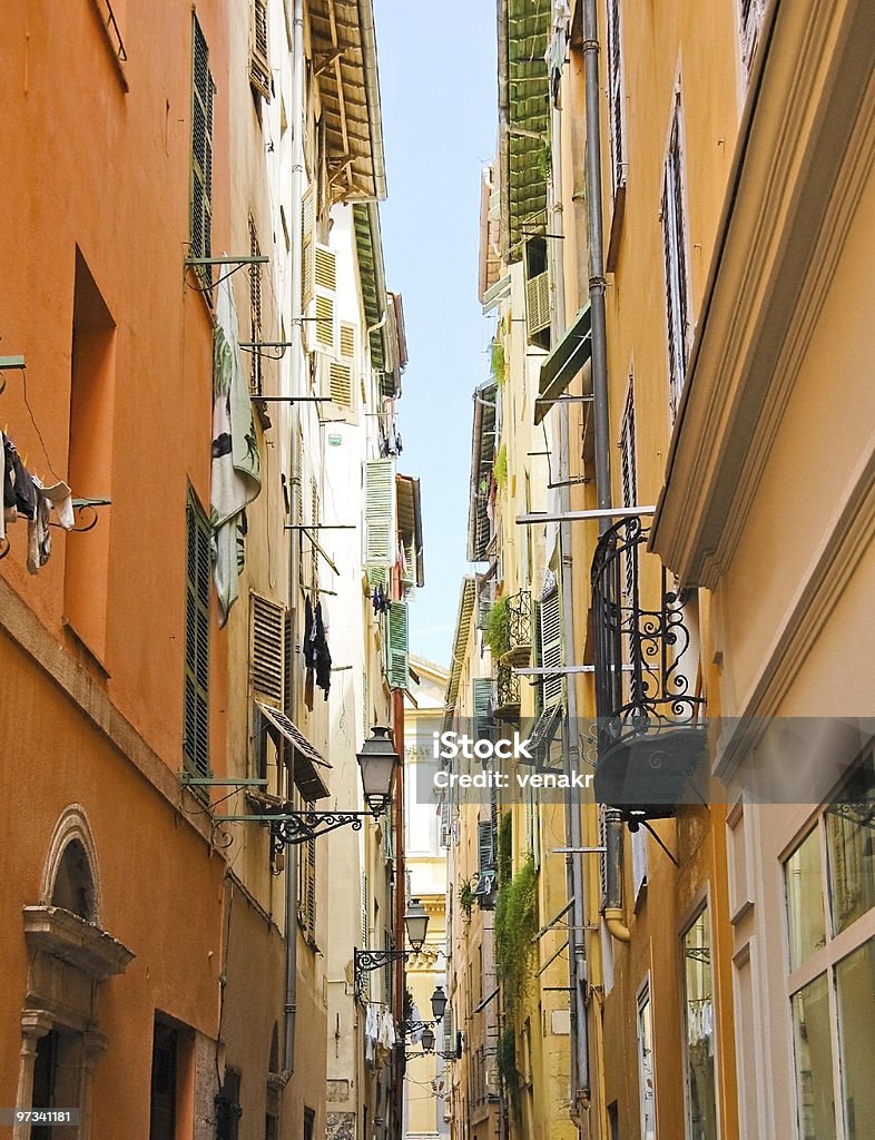 Straße in Nizza - Lizenzfrei Architektur Stock-Foto