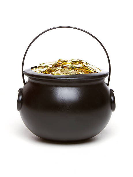 Pot of Gold stock photo