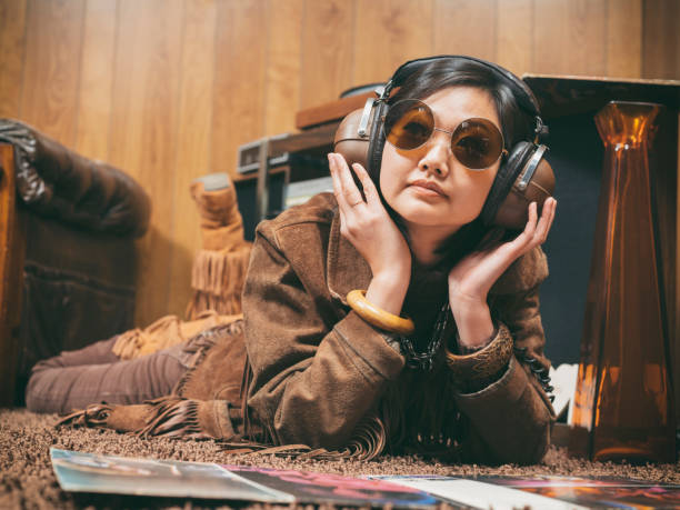 istock Retro 1970's Girl 973439076