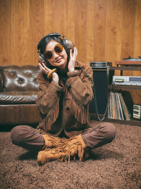 istock Retro 1970's Girl 973439152
