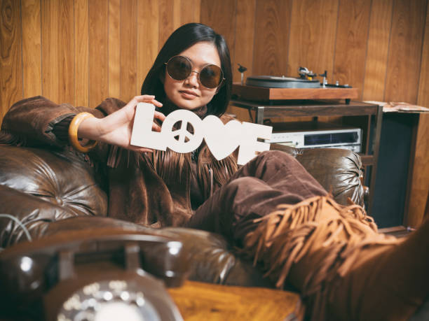 istock Retro 1970's Girl 973439312