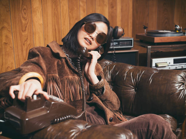 istock Retro 1970's Girl 973439426