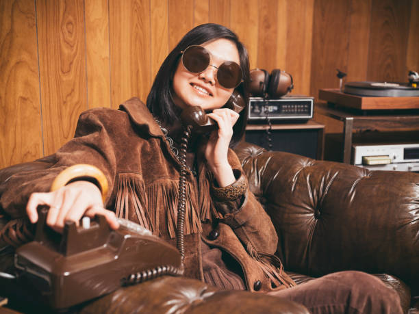 istock Retro 1970's Girl 973439502