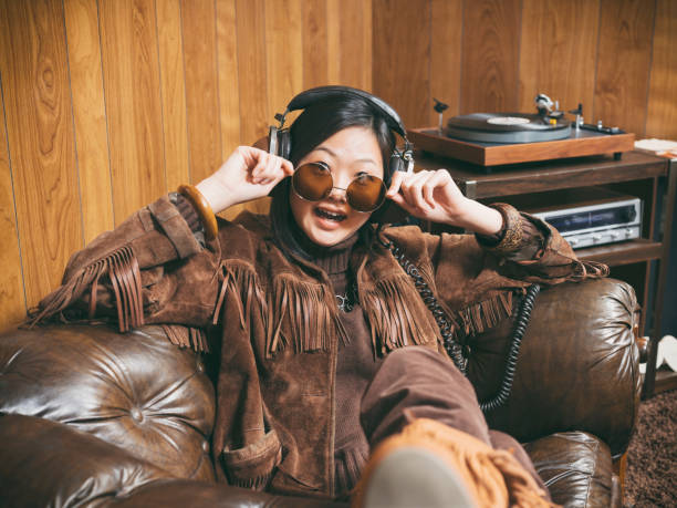 istock Retro 1970's Girl 973441640