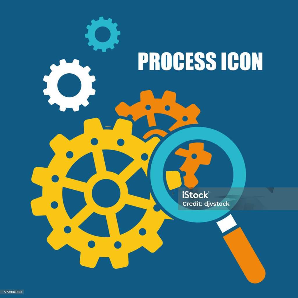 Process Design Strategy And Technology Concept Stock Illustration ...
