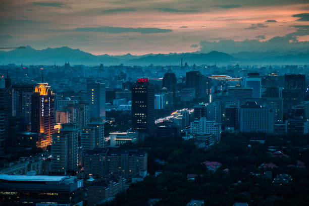 istock Overlook of beijing 973464772
