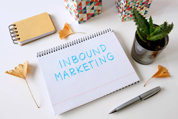 inbound marketing written in a notebook