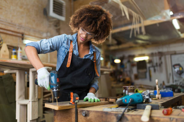 3,400+ Black Female Carpenter Stock Photos, Pictures & Royalty-Free