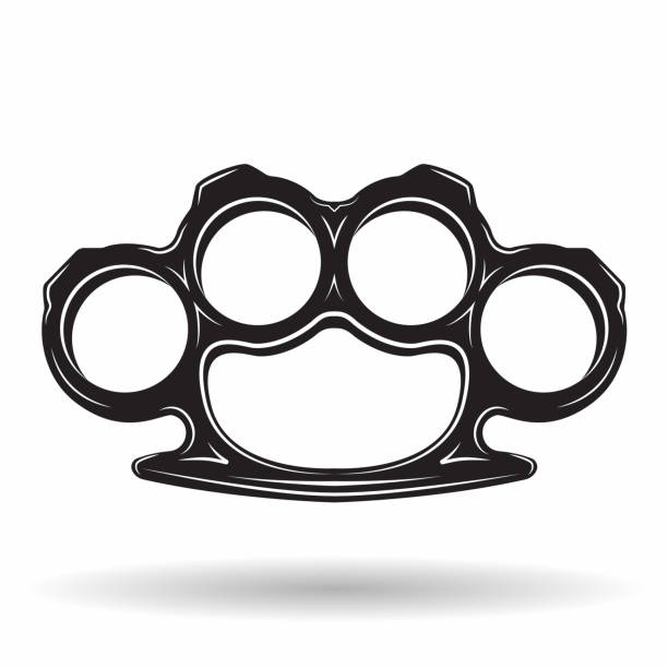 490+ Brass Knuckle Stock Illustrations, Royalty-Free Vector Graphics & Clip  Art - iStock