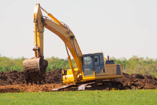 istock Close-up of a construction site excavator 973504224