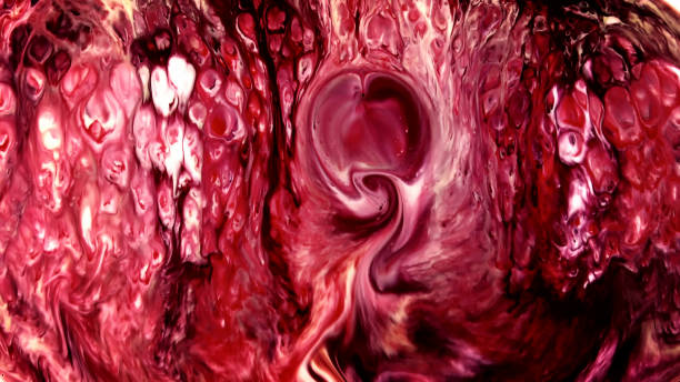 istock Abstract Beauty of Art Ink Paint Explode Colorful Fantasy Spread 973504440