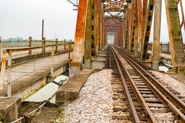 istock Bridge over Ca river in Vietnam 973505160