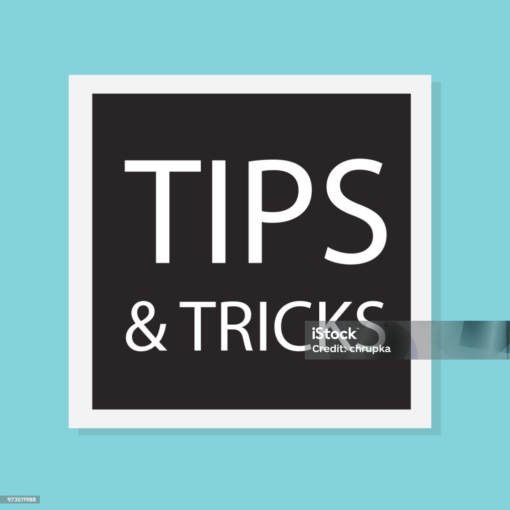 Tips Inmage Tips Tricks Concept Stock Illustration - Download Image Now - Advice ...