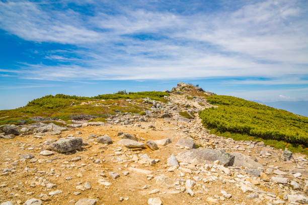istock Mountains of fresh green and climbers 973522570