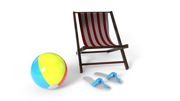 istock Summer background with the concept of goods, 3d rendering 973527956