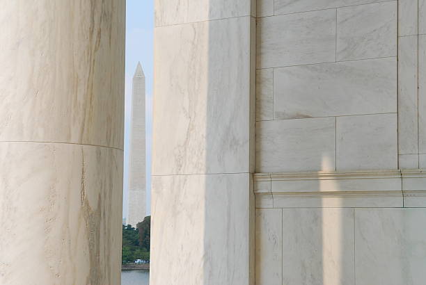 istock Washington Monument viewed from the Jefferson Memorial 97354008