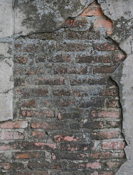 istock Background of crack brick wall texture. 973547526