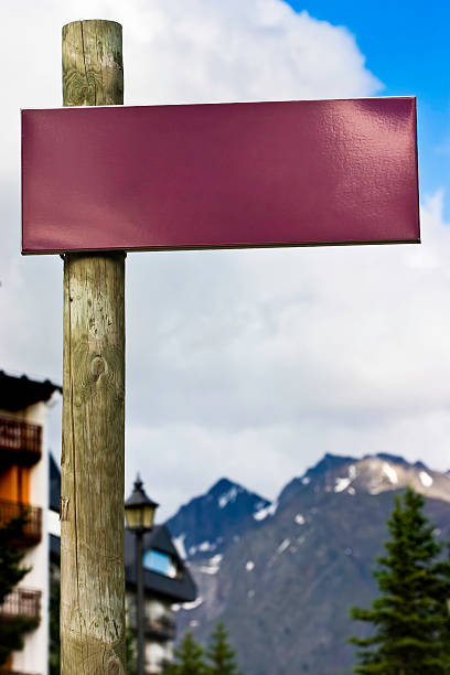 istock Blank sign 97355623
