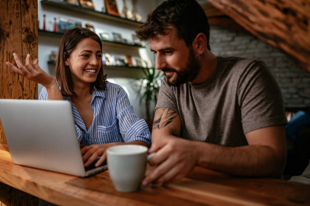 istock Connected in comfort of their home 973573902