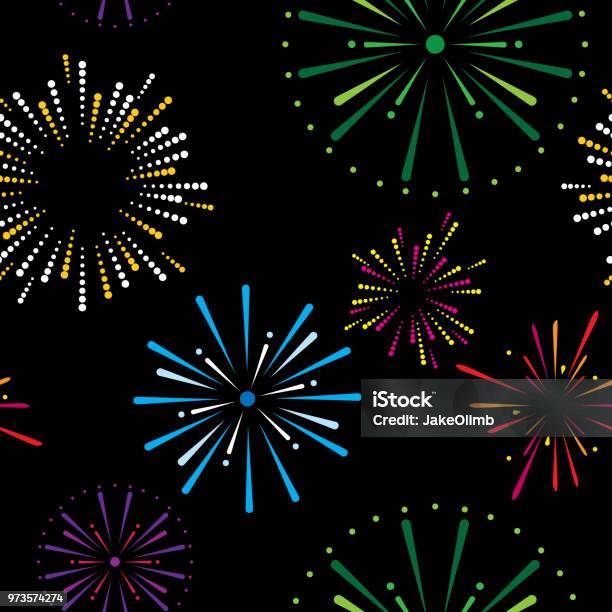 Single Firework Pattern Fireworks Pattern Stock Illustration - Download Image Now - Firework ...