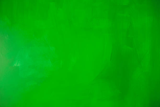 istock Green background, abstract paint texture wall 973599216