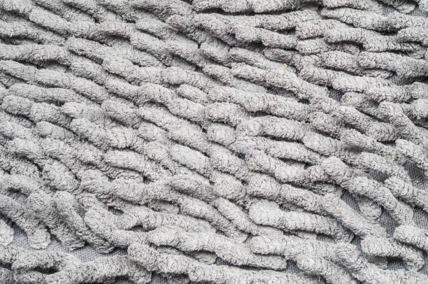 istock Closeup old and pale gray mat texture background 973606816