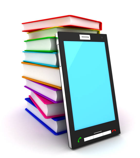 istock Smartphone and many books 973628838
