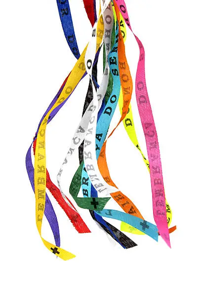 Typical Ribbons of Our Lord of Bonfim - Bahia, Make three wishes and they will come true
