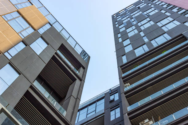 istock Looking up at urban architecture 973634206