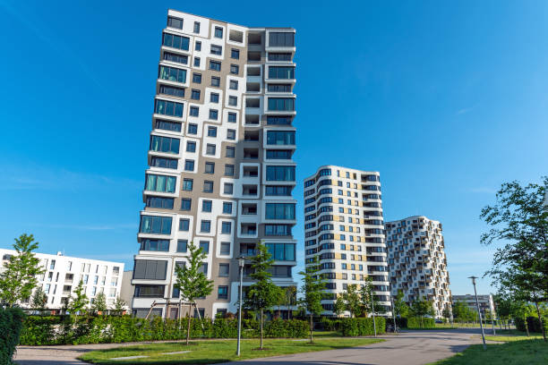 istock Modern high-rise residential buildings 973634328
