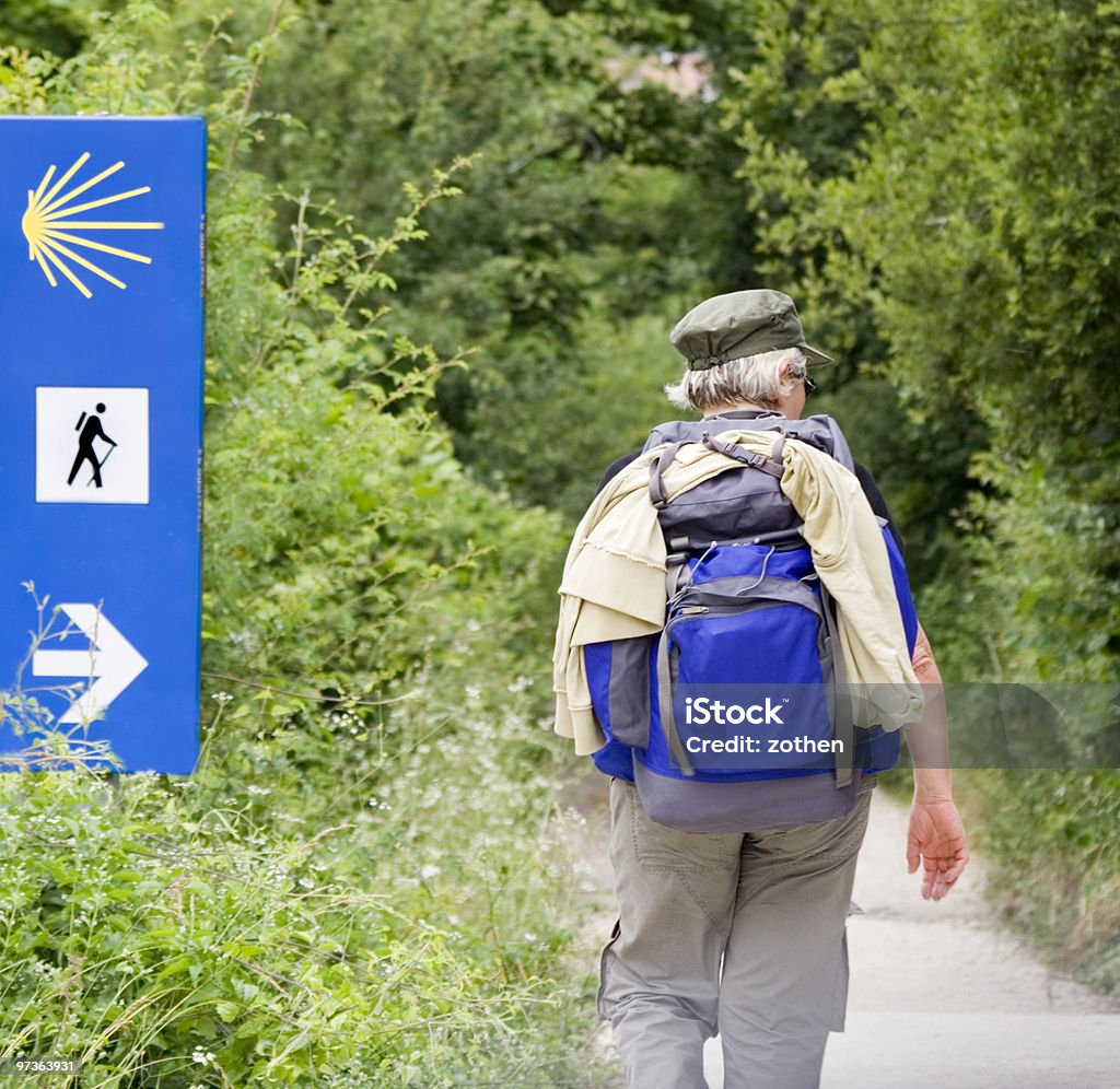 Way of Saint James  Footpath Stock Photo