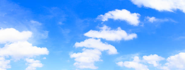 istock panorama sky and cloud summer time beautiful background with copy space for add text 973639842