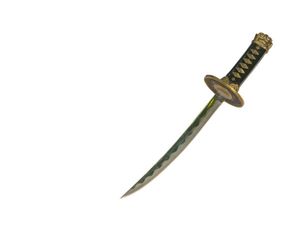 istock sword steel blade samurai ancient isolated on black background and clipping path 973640564