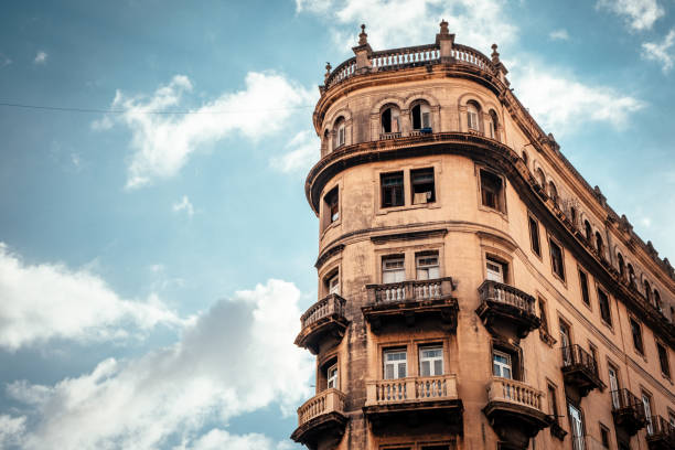 Old Colonial style building in Havana Cuba