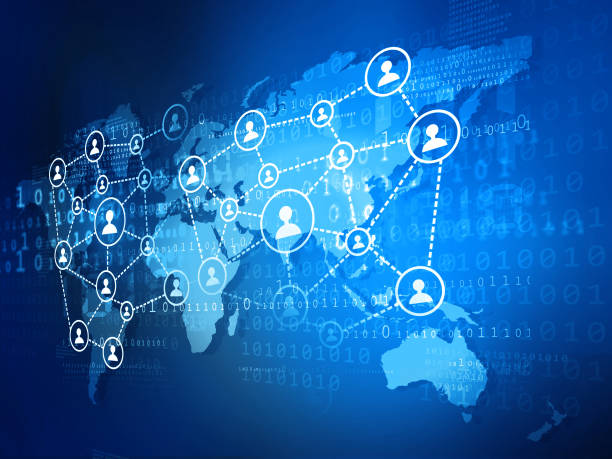 istock Concept of global business network 973661268