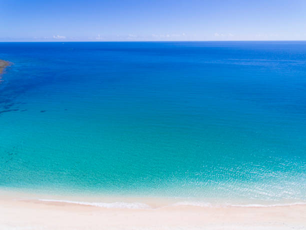 istock Aerial view of beautiful sandy beach 973670712