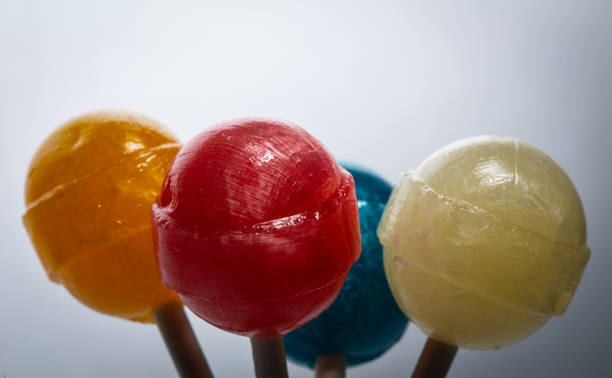 istock Multi-colored collection of candy suckers 973681968