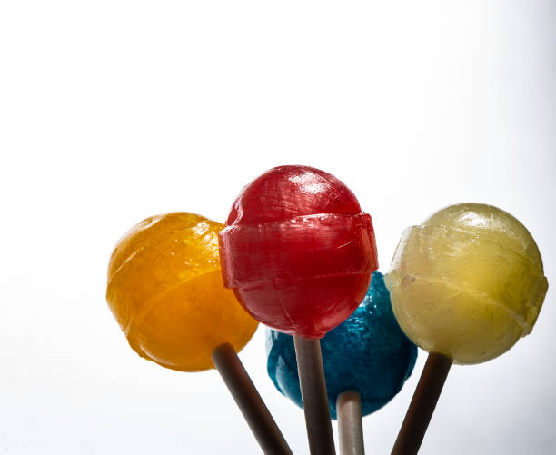 istock Multi-colored collection of candy suckers 973682132