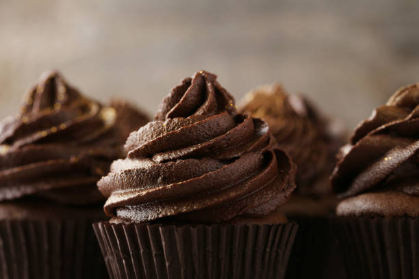 istock Tasty chocolate cupcakes 973685400
