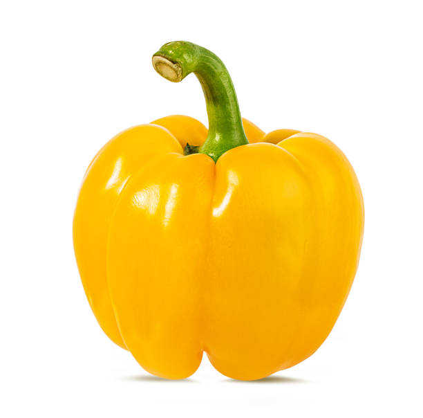 istock Yellow peppers  isolated. 973718716