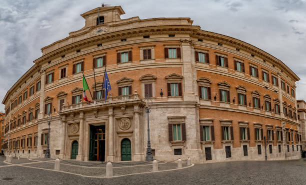 istock Montecitorio palace place and obelisk view 973719432