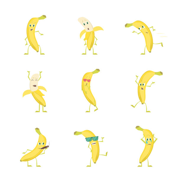 Ilustración de Dibujos Animados Personajes Plátanos Amarillo Divertido Conjunto Vector De y más Vectores Libres de Derechos de Alegre - iStock Ilustración de Dibujos Animados Personajes Plátanos Amarillo Divertido Conjunto Vector De y más Vectores Libres de Derechos de Alegre - iStock