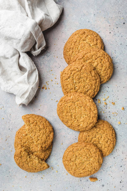 istock Healthy oatmeal cookies 973722154