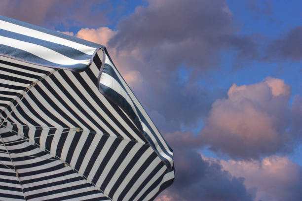 Beach parasol  Sailor style  beach resort
