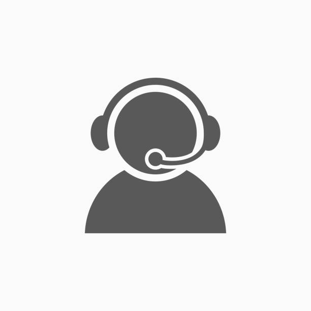 call center, operator - customer service representative audio stock illustrations