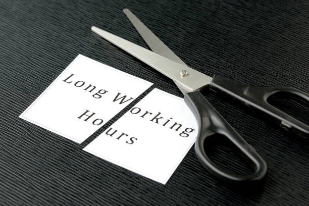 istock Prohibition of long working hours and overtime work 973736208