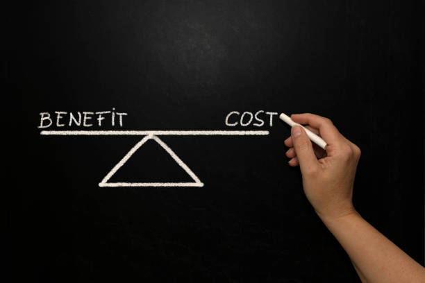 利益とコスト - デメリット ストックフォトと画像