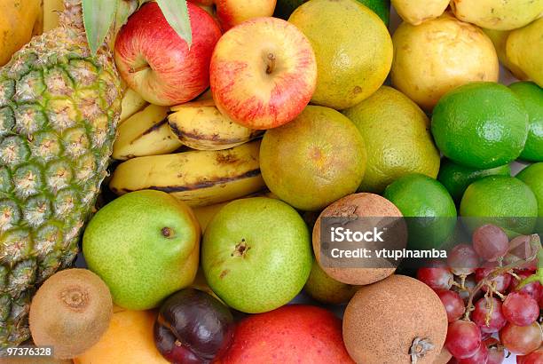 Frutta - Fotografie stock e altre immagini di Agricoltura - Agricoltura, Ananas, Arancia