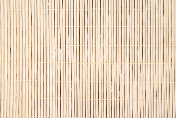 istock Background of bamboo style shades 97380822